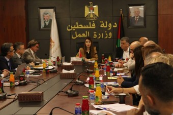 رابطة التعليم والتدريب المهني والتقني تشارك في اجتماع مجموعة العمل القطاعية برئاسة وزيرة العمل